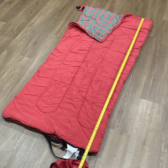 LL Bean Flannel Lined Youth Sleeping Bag 40 degrees EUC - Picture 12 of 14